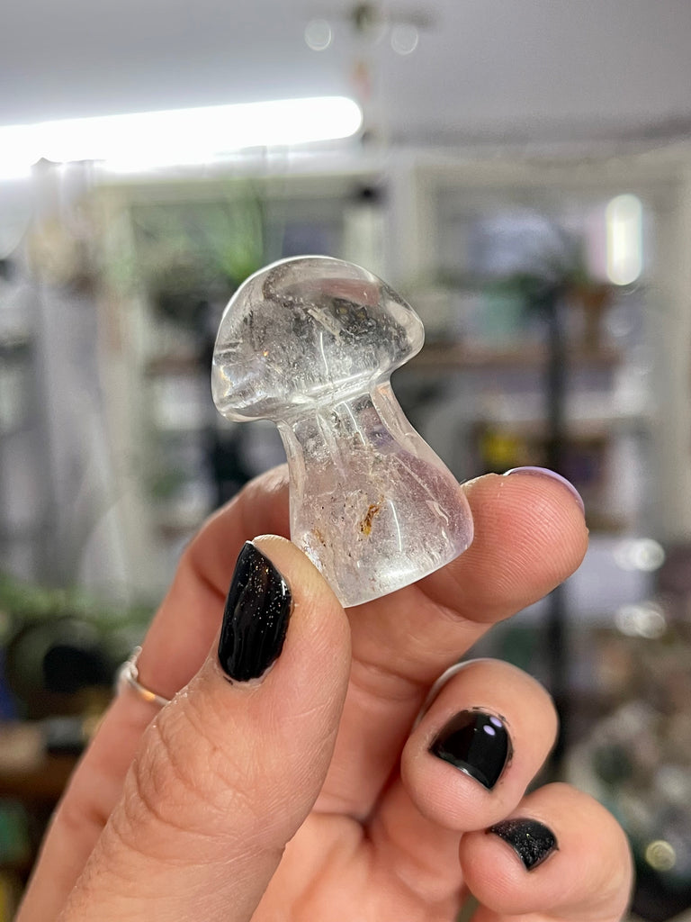 Clear Quartz Crystal Mushroom